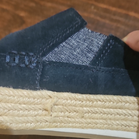 Navy Suede Loafers - Picture 6 of 8